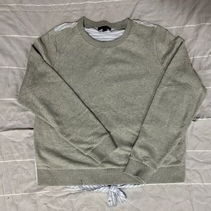 Sweatshirt blouse from jcrew